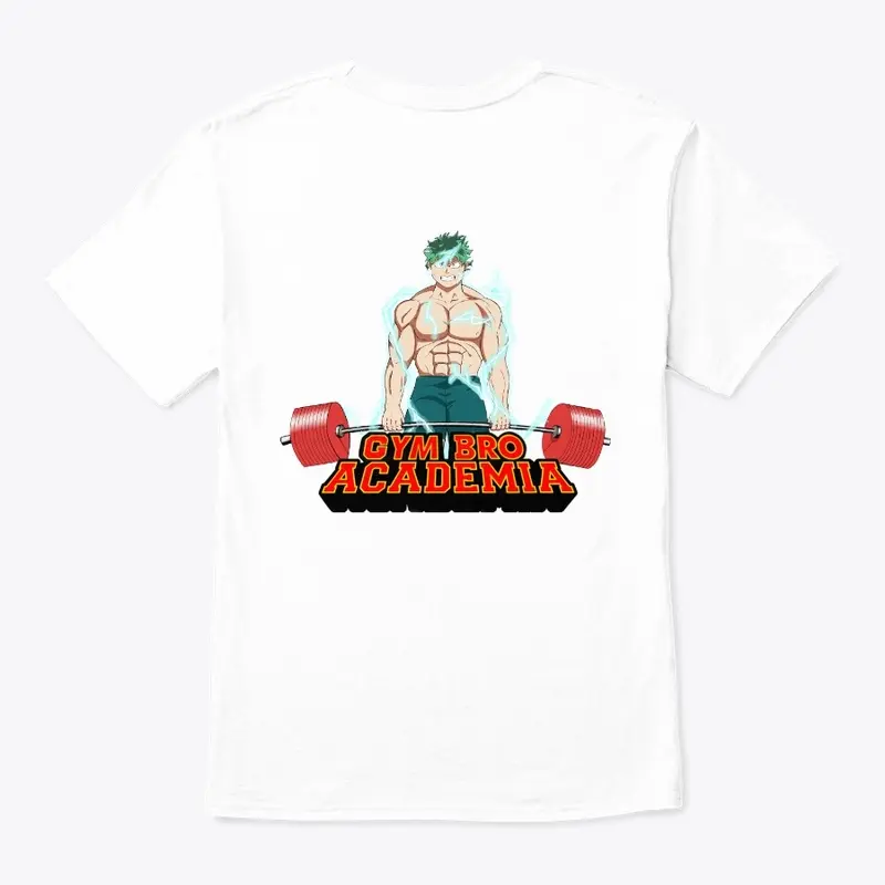 Gym Bro Academia Large Print Back