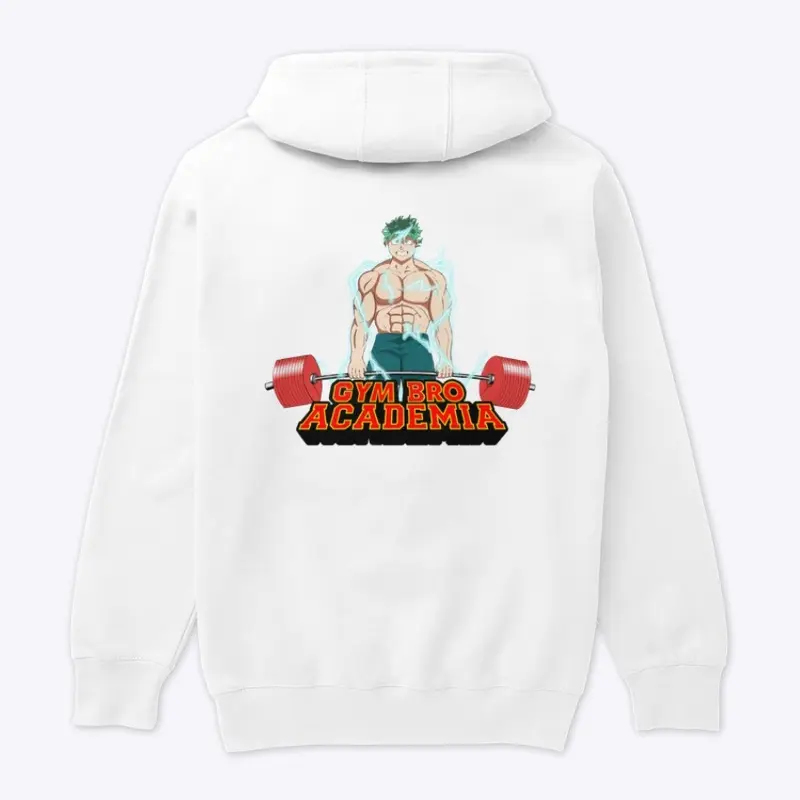 Gym Bro Academia Large Print Back